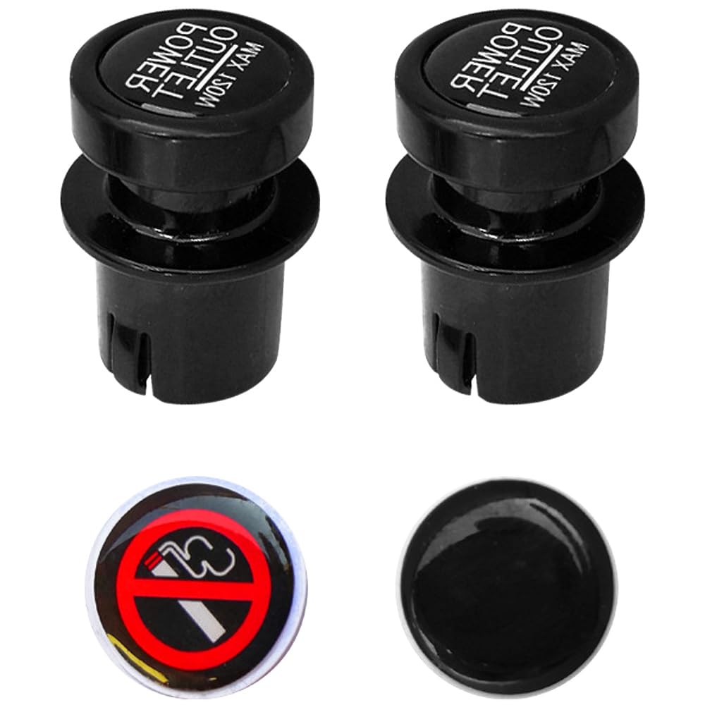 【新品灰皿 新品シガーソケット電源】付き フュージョン メンテナンスカバー Amazon | シガーライターソケットカバー 自動車電源コンセント向けの